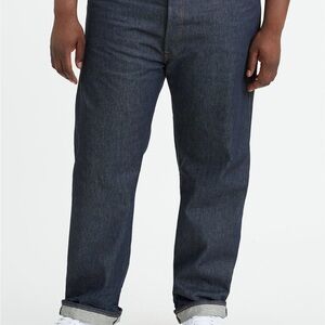Levis 501 Jeans Men's 54x30 actual Inseam‎ 28in Button Fly Straight Leg